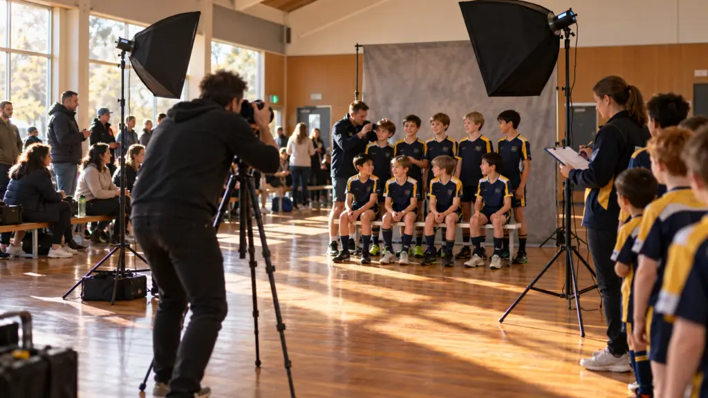 Youth Team Photo Day In The Gym